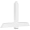 Ekena Millwork Eugene Architectural Grade PVC Gable Bracket, 60"W x 37 1/2"H x 4"D x 6"F, 15/12 Pitch GBP060X38X0406EUG00 - alternate 1